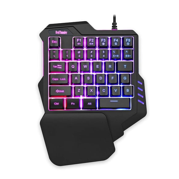 Teclado gaming RedThunder de 35 teclas con retroiluminación RGB