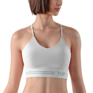 Top - Peto Mujer Deportivo Pretina Ancha Microfibra C6