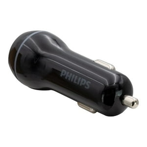 Philips - Cargador Doble Para Auto Carga Rapida Dlp2357/10