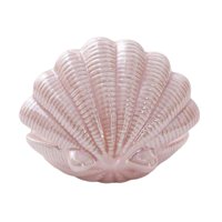 Magideal - Caja De Almacenamiento De Joyería Con Forma De Concha, Vitrina De Joyería Pequeña, Organizador De Joyería De Cerámica Para Mujer, Decoración Del Hogar Rosa