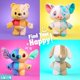 thumbnail image 4 of Peluche Happy Haul Winnie the Pooh Remix’d 22 cm, 4 of 5