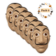 thumbnail image 1 of Pack 6 Máscaras Casa Papel Fiestas Party Halloween 2025, 1 of 5