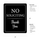 thumbnail image 3 of Letrero de "No Solicitar" All Hung Up 10x13 cm Negro, 3 of 8