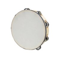 Bothyi - Panderetas De Mano De Madera Metal Jingles Percusión Para Iglesia Fiesta Adultos 10 Pulgadas Madera