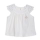 thumbnail image 1 of Polera Bebé Niña Manga Corta Tejido Macramé Crudo Pillin, 1 of 3