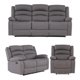 thumbnail image 2 of Living Reclinable 1 Sofá 3 Cuerpos + 1 Sofá 2 Cuerpos + 1 Berger New Praga Gris, 2 of 3