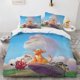 thumbnail image 1 of feather lion king duvet cover bedding set, anime lion king 3D printing bedding duvet cover, teen bedding set gift Bed Sheets, 1 of 5