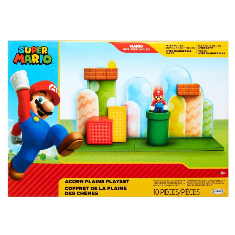 Nintendo - Figura De Acción 2.5 Acorn Plains Playset