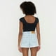 thumbnail image 2 of Peto Mujer Cuello Cuadrado Negro Corona, 2 of 5