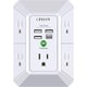 thumbnail image 1 of Protector Sobretensian QINLIANF 5 Enchufes USB C Pared, 1 of 3