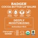 thumbnail image 3 of Bálsamo labial Badger, manteca de cacao cremoso, 7 ml (paquete de 4), 3 of 5