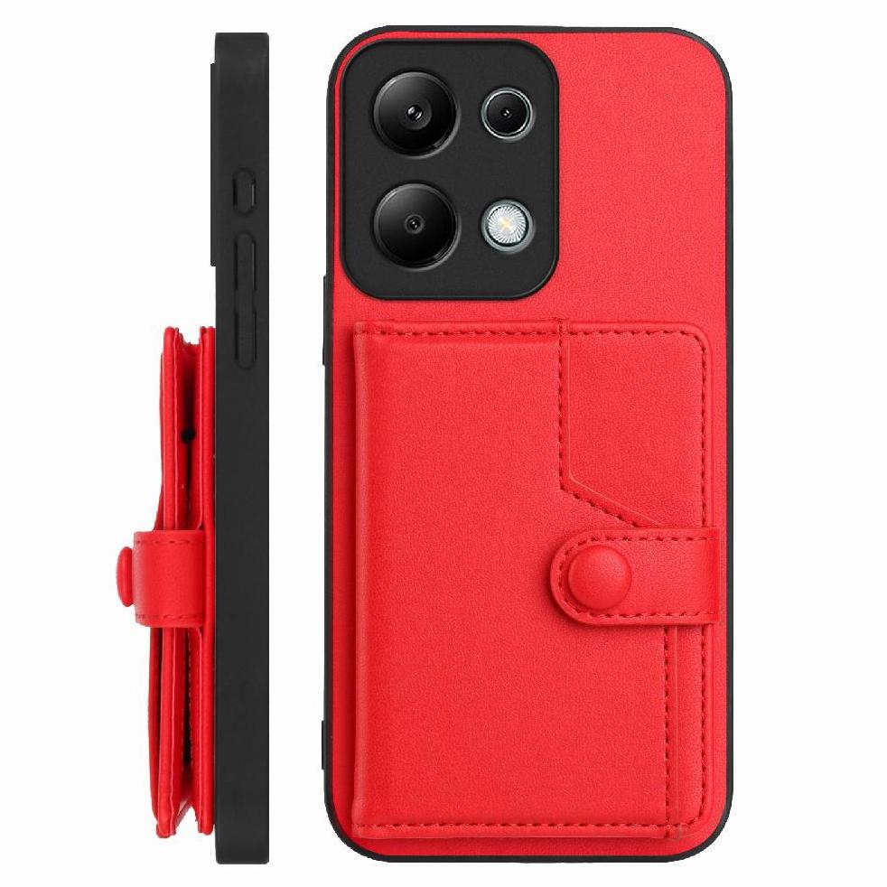 Foxdock Funda Para Xiaomi Redmi Note 13 Pro 4G Con Bloqueo Rfid - Diseño Elegante Con Cierre De Botón
