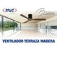 thumbnail image 4 of Ventilador de Terraza Anwo Brezza de Madera Color Nogal ZVTM-W, 4 of 5