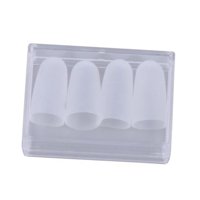Bothyi - 4 Protectores De Silicona Para Dedos De Guitarra Para Instrumentos De Cuerda Para Principiantes L