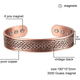 thumbnail image 2 of Pulsera cobre magnética 6 imanes artritis, 2 of 3