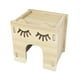 thumbnail image 4 of Casa Para Hámster Y Escondite, Juguete De Exploración De Madera Maciza Para Ratas, Ratones, Chinchilla, Estilo C, 4 of 5