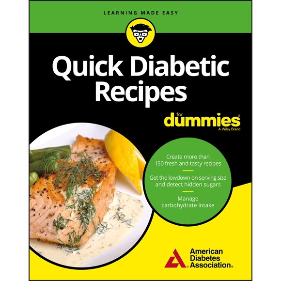 Libro Wiley Recetas Rápidas para Diabéticos – Para Dummies