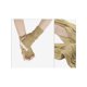thumbnail image 3 of INSPIRE CHIC Guantes de punto elásticos para mujer, encaje en la muñeca, calentadores de brazo, agujero para el pulgar, media dedo, mangas lindas para Navidad, cortaviento, marrón, 3 of 6