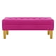 thumbnail image 1 of Banqueta Wood 2c Felpa 01 Fucsia, 1 of 4