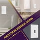 thumbnail image 4 of Placa protectora para interruptor de luz ENERLITES de 1 elemento, 11,43 x 7,01 cm, 4 of 7