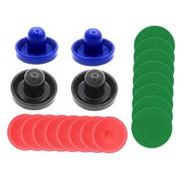 Ioensy - Juego De Mini Empujadores Y Discos De Hockey De Aire, Mangos De Portería De 96Mm, Paletas Estilo B, 1 Juego