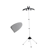 Bothyi - Soporte Para Plancha De Vapor 84-160 Cm Altura Ajustable Soporte Para Máquina De Planchar De Pie Negro