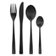 thumbnail image 1 of Juego De Cubiertos 16Pcs Acero Inoxidable Negro, 1 of 2