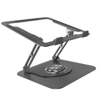 Bothyi - Soporte Para Computadora Portátil Diseño Hueco Disipación De Calor Portátil Ergonómico Para Portátiles Negro