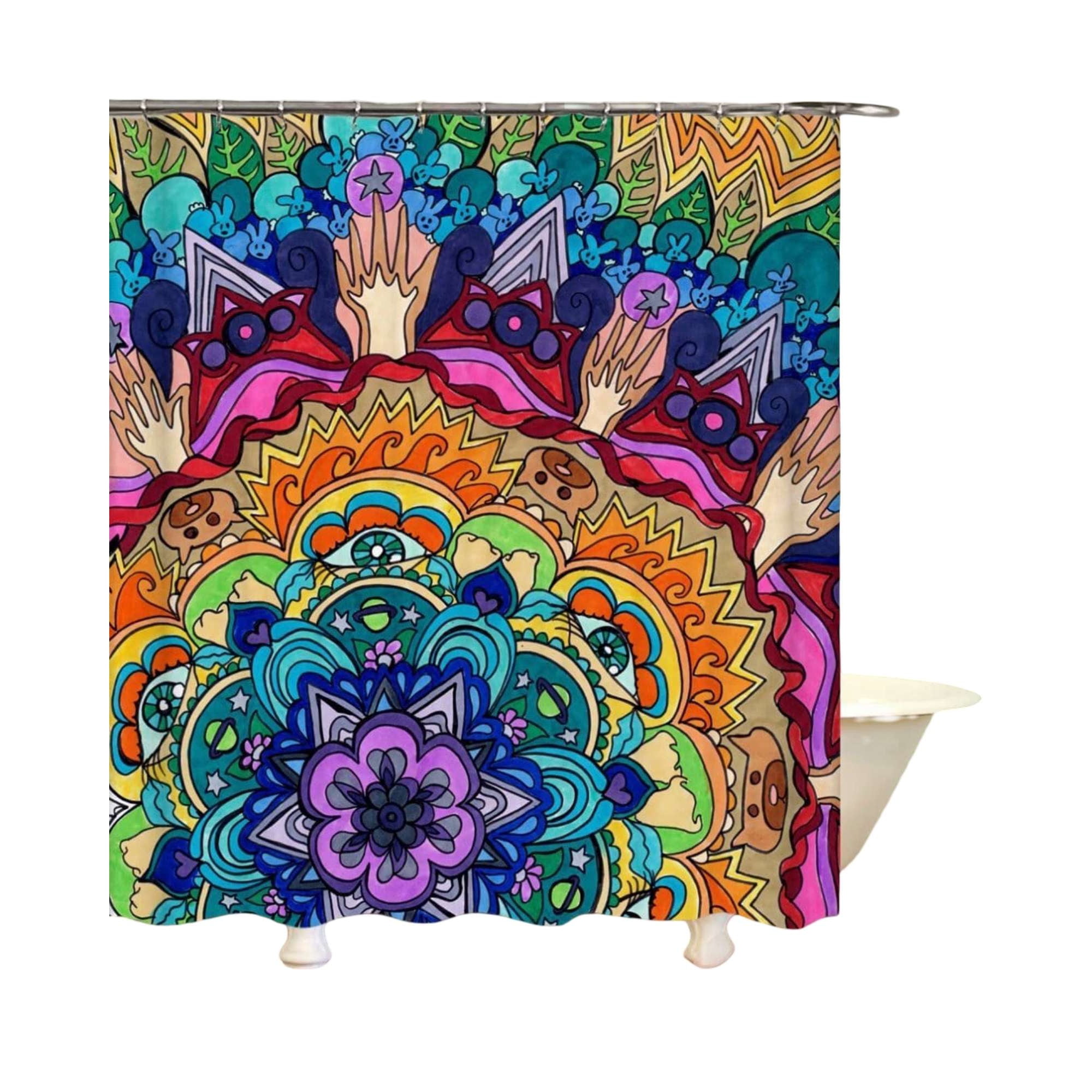 Genérico - Cortina Para Baño Con Forro De Ducha 180 Cm L53