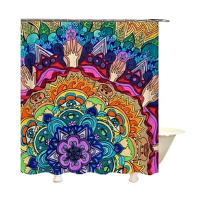 Genérico - Cortina Para Baño Con Forro De Ducha 180 Cm L53