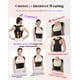 thumbnail image 5 of Soporte de espalda completo Kepwaa corrector de postura para mujeres y hombres, 5 of 9