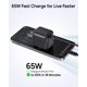 thumbnail image 4 of Cargador USB-C DaranEner de 65 W GaN con enchufe plegable y carga rápida, 4 of 6