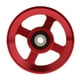 thumbnail image 3 of Polea de Cojinete, Accesorios de Gimnasio, Diámetro Interior de 10 Mm, Duradera, Mecanizado CNC, Montaje Práctico, Ajuste Universal para Máquinas de C 114 mm rojo, 3 of 5