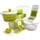 thumbnail image 1 of Set de Mandolina y Cortador de Verduras Megachef 16 Piezas Verde, 1 of 2