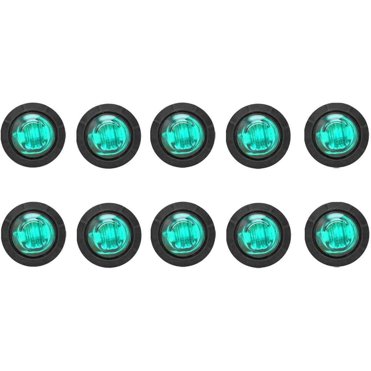 Genérico - Luz Led Redonda 34 Pulgadas 10pcs Para Vehículo