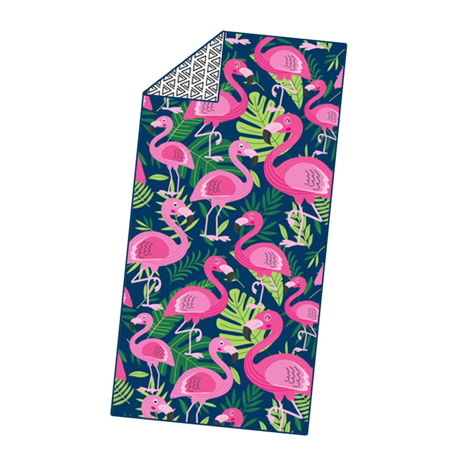 Magideal - Toalla De Playa, Toalla De Piscina, Secado Rápido, Manta De Playa Suave De Gran Tamaño, Toalla, Toalla De Baño Para Vacaciones, Natación, Baño, Spa, P Flamenco