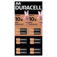 Pila Duracell Aa, (Tira De 12 Pilas, Doble A, Dura Más)