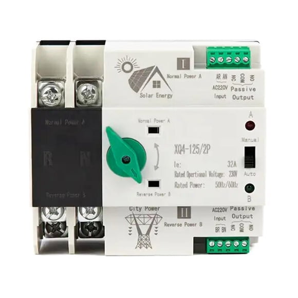 Interruptor Ats Transferencia Automática 32a Monofásico