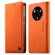 thumbnail image 1 of Funda Billetera de Cuero para [Realme 14 Pro Plus], Bloqueo RFID, Tarjetas y Soporte Naranja, 1 of 5