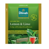 25 Bolsitas Te Negro Lima Limon Dilmah