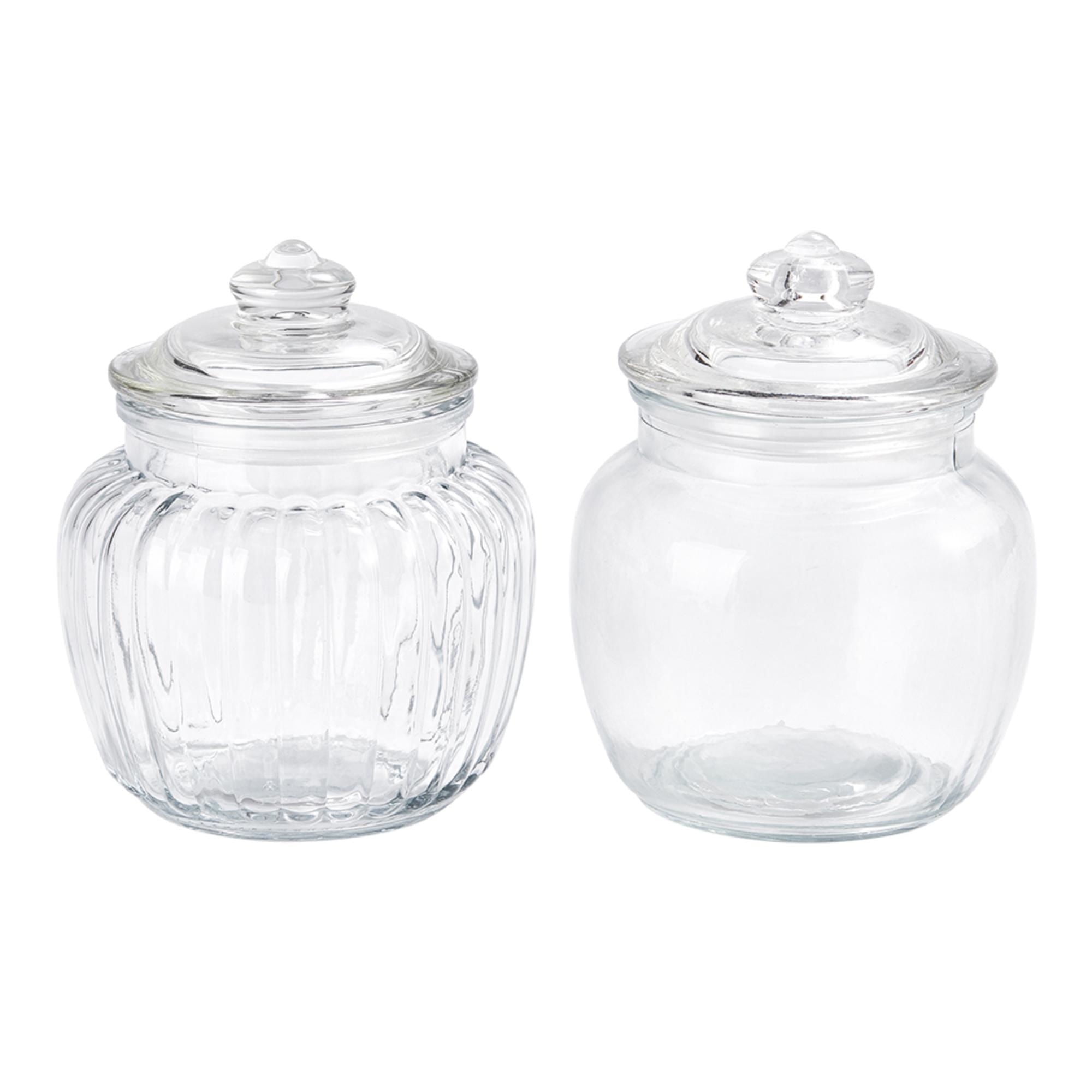 Haus - Canister 1350Ml Vidrio 1 Pieza Transparente, Producto Surtido