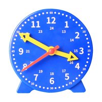 Bothyi - Time Teacher Clock Aprender A Decir La Hora Juguetes Educativos Decoración Para Niños Azul Marino