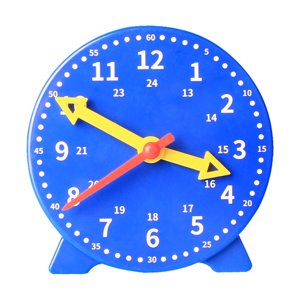 Bothyi - Time Teacher Clock Aprender A Decir La Hora Juguetes Educativos Decoración Para Niños Azul Marino