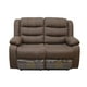 thumbnail image 1 of Sofá ODH Reclinable 2 Cuerpos New Italia Lino Chocolate, 1 of 5