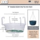 thumbnail image 2 of Bandejas recogegoteo para canastas colgantes, paquete de 5, Curtis Wagner Plastics, 2 of 8