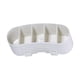 thumbnail image 2 of Caja De Almacenamiento De Medias, Contenedor De Almacenamiento De Calzoncillos Para El Cajón Del Armario De La Sala De Estar, Blanco, 2 of 3