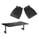 thumbnail image 1 of Mesa con bandeja para sillas de ruedas con dos portavasos + reposapiés para sillas de ruedas para discapacitados, 1 of 5