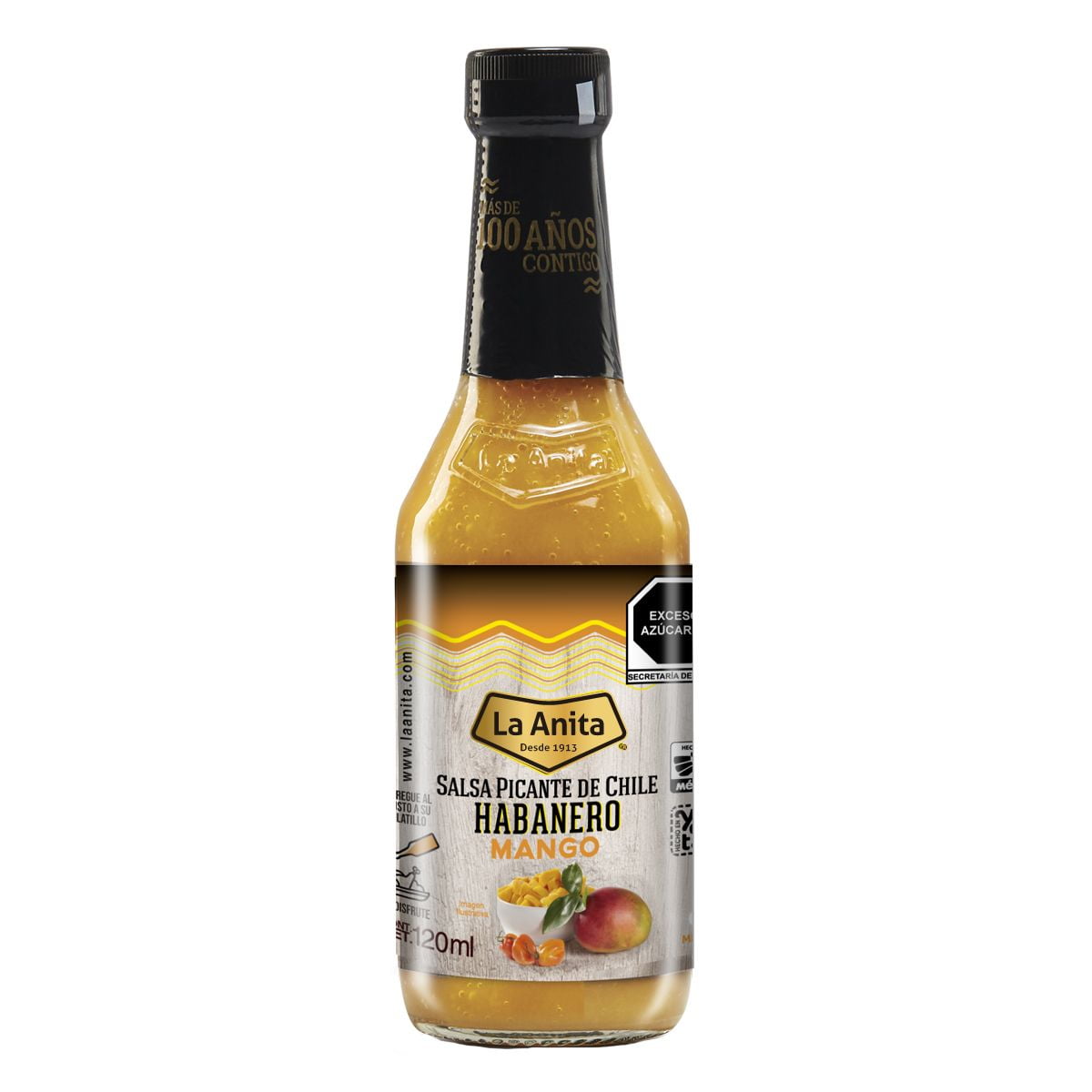 La Anita - Aji Salsa Habanero Con Mango Chile Picante 120ml
