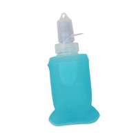 Ioensy - Botella De Agua Blanda Con Boquilla Para Deportes Al Aire Libre, Senderismo Y Viajes, Color Azul, 100 Ml