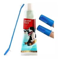 Defensor - Set De Cepillo Y Pasta De Dientes Para Perros, Crema Dental